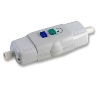 PRO ELEC Inline RCD Safety Unit - 240V 13A Rewireable Residual Current Device, Splash-Proof Design