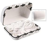 Pro Elec IP64 Outdoor Enclosure with 4 Gang 2 m Extension Lead - White