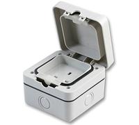 pro elec IP66 13 A Weatherproof One Gang Outdoor Socket