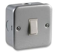 Pro Elec Metalclad 1 Gang 2 Way Switch