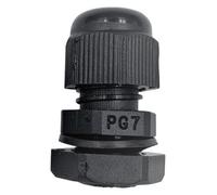 Pro Elec - Nylon Cable Gland, Pg7, 3-6.5mm Cable Range, Black, Ip68
