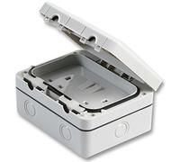 Pro Elec P9098 2-Gang IP66 Outdoor Switched Socket