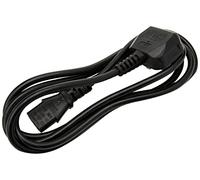 Pro Elec PE01057 UK Plug to IEC C13 Socket mains Lead, 2 m, Black