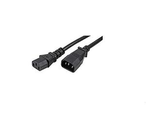 Pro Elec PE01091 IEC C14 Plug To IEC C13 Socket Extension Lead 10A, Black, 5m
