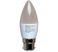 Pro Elec PEL00364 B22 Step-Di mmable LED Candle Bulb, 5W, 400l m, 4000K