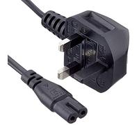 Pro Elec PEL00419 UK Plug to IEC C7 Figure 8 Power Lead, 2 m, Black