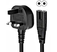 Pro Elec PEL00421 UK Plug to IEC C7 Figure 8 Power Lead, 1 m, Black