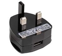 Pro Elec PEL00458 5V, 2.1A USB mains Power Adaptor, Black