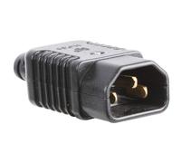 Pro Elec PEL00577 Rewireable IEC C14 mains Plug, Black