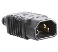 Pro Elec PEL00577 Rewireable IEC C14 mains Plug, Black