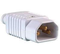 Pro Elec PEL00578 Rewireable IEC C14 mains Plug, White
