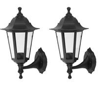 PRO ELEC PEL00826 Outdoor Lantern, E27, IP44, 280 mm Length (Pack of 2)
