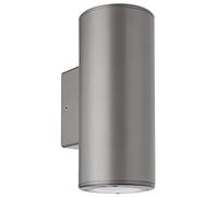 PRO ELEC PEL00833-GRY Outdoor Up and Down Round Wall Light, IP44, Grey