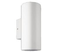 PRO ELEC PEL00833-WHT Outdoor U and Down Round Wall Light IP44, White