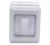 Pro Elec PEL00888 1-Gang 2-Way Weatherproof Switch, IP55