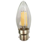 Pro Elec PEL00906 4W LED Candle Fila ment Bulb, B22