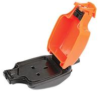 Pro Elec PEL00953 Rewireable Outdoor 1-Gang Socket, IP54,Black