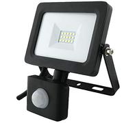 Pro Elec PEL01015 10W LED Floodlight with PIR, Black