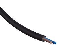 Pro Elec PEL01036 0.50 mm2 2182Y 2-Core mains Cable, 3A, Black, 50 m