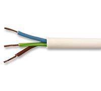 Pro Elec PEL01086 1.50 mm2 3183Y 3-Core mains Cable, 16A, White, 100 m