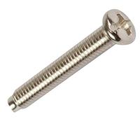 Pro Elec PEL01176 Electrical Socket Screws, 3.5 mm x 40 mm, Phillips Head, Pack of 50