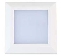 Pro Elec PEL01330 4W Square LED Wall Light, 270l m, 4000K, IP65, Class II, White