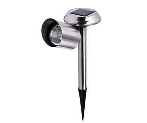 PRO ELEC PEL01351 Solar LED Path and Garden Spotlights, 2 Pack