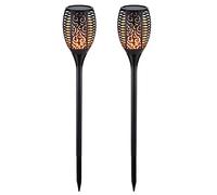 PRO ELEC PEL01356 Solar Flame LED Garden Torch Lights, 2 Pack