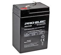 PRO ELEC PEL01429 4Ah 6V AGM Lead Acid Battery