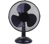 Pro Elec PEL01921 12" Desk Fan, Black