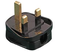PRO ELEC PELB0022 UK Mains Plug with Quickfit Cord Grip, 13A, Black, Box of 20