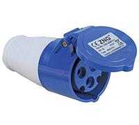 PRO ELEC PELB0121 32A, 230V, Cable Mount CEE Socket, 2P+E, Blue, IP44