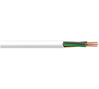 PRO ELEC PELB0501 4 Core 4094Y Flexible Cable, White, 1.50mm, 50m