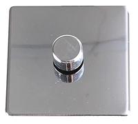 PRO ELEC PELB1133 Screwless Dimmer Switch, 1 Gang, 1 Way, 250W, Polished Chrome