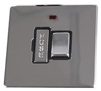 PRO ELEC PELB1150 Screwless Switch with Neon, 1 Gang, 20A, Polished Chrome