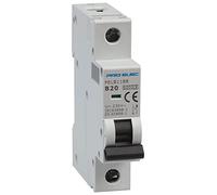 PRO ELEC PELB1188 20A Single Pole MCB, B Curve, 6kA