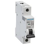 PRO ELEC PELB1191 50A Single Pole MCB, B Curve, 6kA