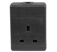 PRO ELEC PELB1493 1 Gang Extension Socket, Black
