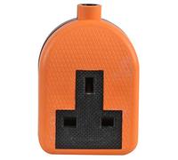 PRO ELEC PELB1580 - 1-Gang Rubber Trailing Socket, 250 V, 13 A, Orange