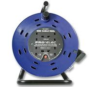 Pro Elec PELB1598 30m Cable Reel, 13A 4 Socket