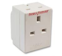 PRO ELEC PELB1636 3 Way Surge Protected Plug Adaptor, 13A Fused