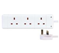 Pro Elec PELB1801 Extension Lead Three Gang 1M