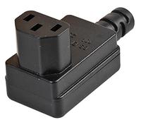 Pro Elec PELB1862 Rewireable IEC C13 Plug, Right Angled, Black