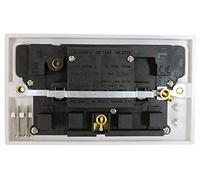 PRO ELEC PELB1869 2-Gang Power & USB Charging Wall Plate 13A 250V White