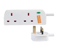 PRO ELEC PELB1950 2 Gang Surge Protected Extension