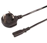 Pro Elec PELB2135 UK Plug to C7 Power Lead 6A, 5m, Black