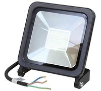 PRO ELEC PELL0270 LED Floodlight, 30W, 2400lm, 6000K, Black, IP65