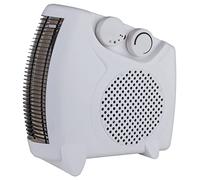 PRO ELEC PELL0332 2kW Upright or Horizontal Electric Fan Heater, White