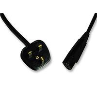 Pro Elec PELR0005 13A UK Plug to IEC C13 Power Cable, 1 m Black