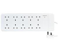 pro elec PL14002 5 m Gang Extension Lead - White